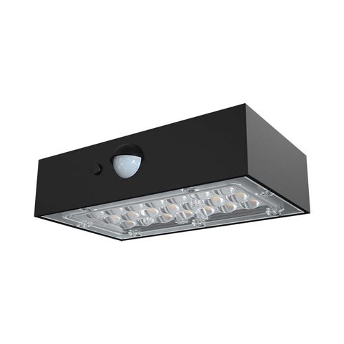 V-TAC 10305 VT-403 Solar Wall Light 3W Neutral/Warm White Black