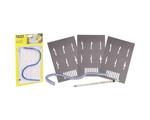 NOCH 60740 H0, TT, N Kit de démarrage de marquages de chaussées