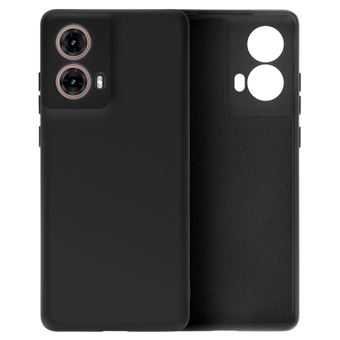 Coque pour Motorola Moto G85 Semi-rigide Soft-touch Anti-traces Avizar Noir - 1
