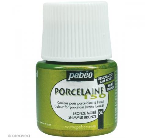 Pebeo Porcelaine 150 peinture pour porcelaine Bronze brillant 45 ml