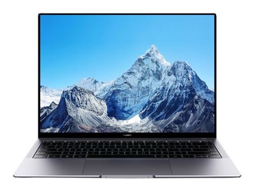 Huawei Matebook B7-410 - Intel Core i7 1165G7 / 2.8 GHz - Win 10 Pro 64 bits - Iris Xe Graphics - 16 Go RAM - 512 Go SSD NVMe - 13.9 LTPS écran tactile 3000 x 2000 (3K2K) - NFC, Wi-Fi 6 - gris sidéral