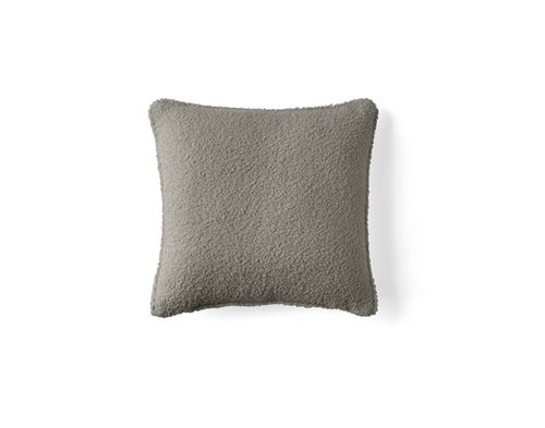 Non Communiqué Taupe Topaze - Coussin - En Tissu Bouclette - 40X40 Cm