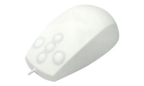 Ratón ACTIVE KEY AK-PMT2 USB Type-A 800 DPI Blanc IP68 Touch Buttons - Image 2