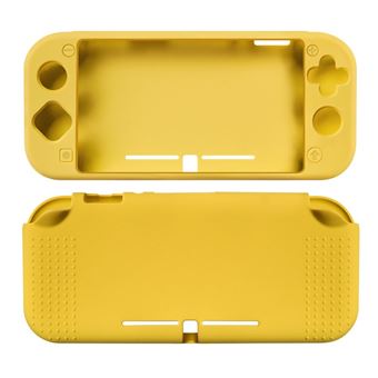 Housse étui silicone de protection pour console Nintendo Switch Lite - Jaune - 1