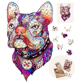 Puzzle Chien A4 en bois - 1