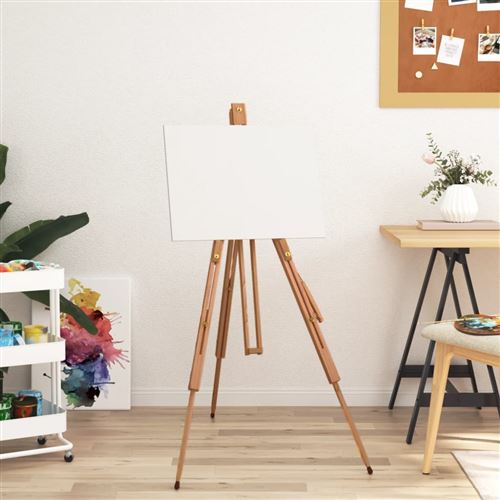 vidaXL Chevalet 100x104x172 cm bois de hêtre massif