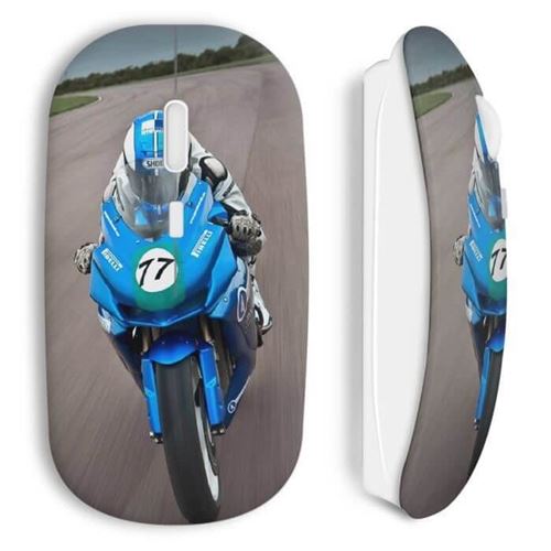 MANIACASE Souris Moto Sport Sans Fil ()