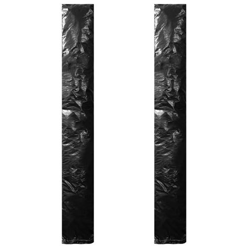 Housses de parasol avec fermeture éclair 2 pcs pe 175 cm
