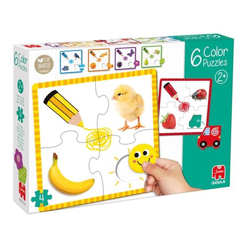 Non Communiqué Multicolore 6 Puzzles Pour Apprendre Les Couleurs