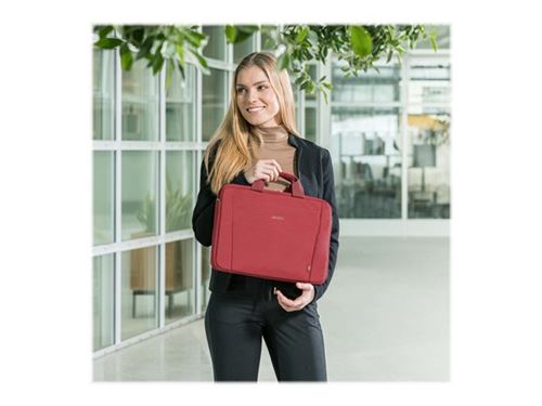 DICOTA Eco Slim Case BASE - Sacoche pour ordinateur portable - 13 - 14.1 - rouge