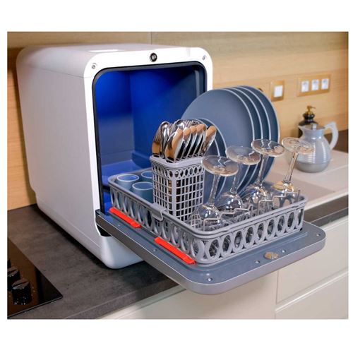 DAAN TECH Mini lave vaisselle Bob le mini lave-vaisselle Pack Premium  silver - Achat & prix