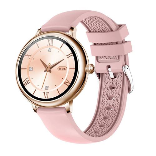 Montre Connect&eacute;e Chronus CF80 Fitness Tracker IP68 &Eacute;tanche-Rose-Chronus 
