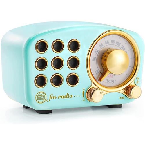 Generique Enceinte Bluetooth Rétro - Radio Fm Vintage Avec Bluetooth - Image 2