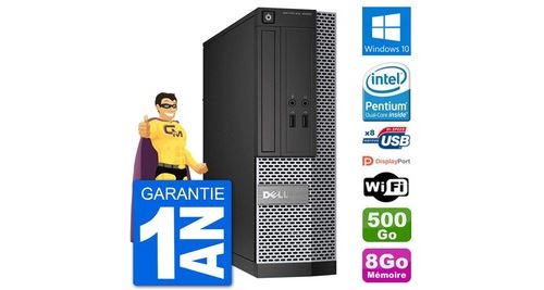 Pc dell optiplex 3020 sff g3220 ram 8go disque dur 500go windows 10 wifi