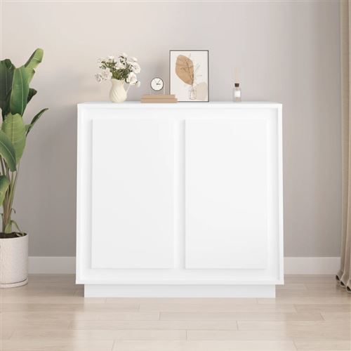 Vidaxl Blanc Buffet 80X34x75 Cm - Image 3