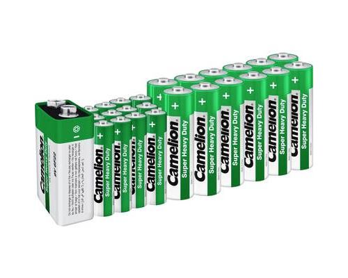 Camelion Jeu de piles LR03, LR6, bloc 9V 25 pc(s)