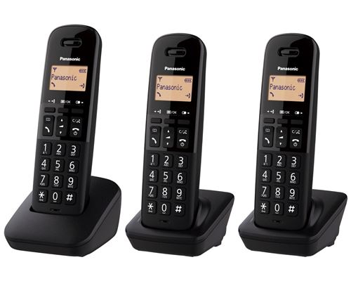 Téléphone DECT Panasonic KX-TGB613 Noir Identification de l appelant