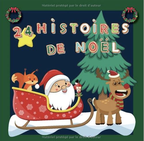 Livre Calendrier de l'Avent 24 Histoires de Noël 21x21cm