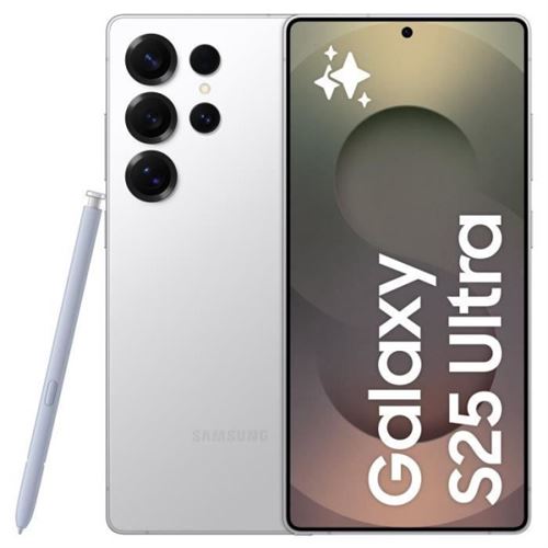 Smartphone Telephone SAMSUNG Gala y S25 Ultra AI 1 To Argent Titane