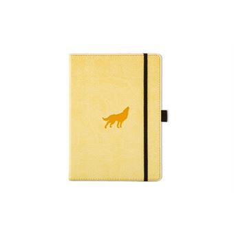 Dingbats* wildlife carnet de notes a5 - cream wolf pointillé