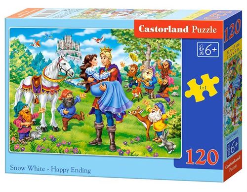 Snow White-happy Ending,puzzle 120 Teile - Castorland