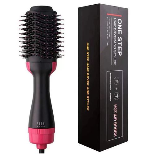 Brosse Cheveux Bouclés Wabecil Peigne à Air Chaud Brushing,32*7.5*7.5cm-Noir
