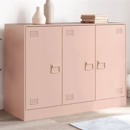 Vidaxl Rose Buffet 99X39x73 Cm Acier - Image 3