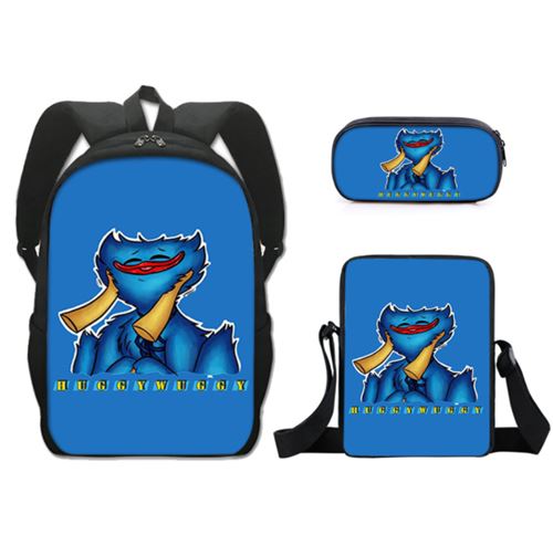 Set de 3 pièces Sacs à Dos Poppy Time Bleu 003