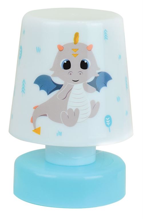 FUN HOUSE- LEON LE DRAGON - Veilleuse à poussoir 11.5 cm