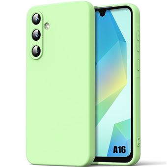 Coque pour Samsung Galaxy A16 4G/5G - Silicone Liquide Protection Slim Anti-Rayures Vert - BOOLING - 1