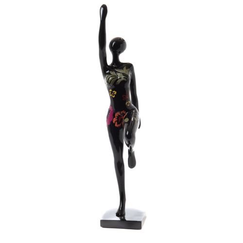 Non Communiqué Femme Noir Statue Luisa - Amadeus - Résine