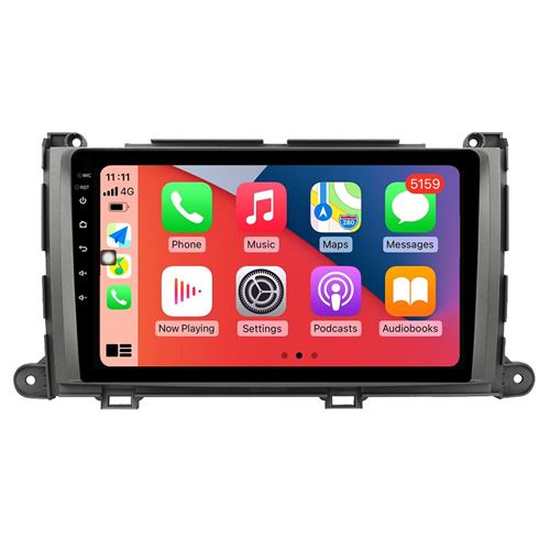 Autoradio Multimédia RoverOne CarPlay Android Auto GPS pour Toyota Sienna 2009 - 2014