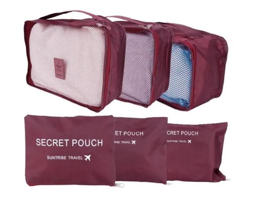 Organisateur de sac pour valise - Set de 6 pièces – Le Secret Du Sac