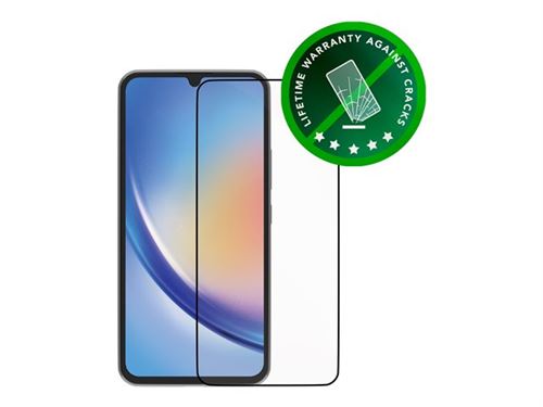 dbramante1928 Eco-shield - Protection d écran pour téléphone portable - couleur de cadre noir - pour Samsung Galaxy A34 5G