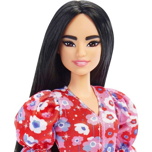 Barbie Fashionistas poupee mannequin aux cheveux longs noirs Poupee Achat prix fnac