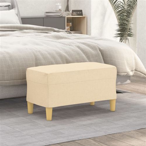 vidaXL - Banc - Crème - 70x35x41 cm - Image 3