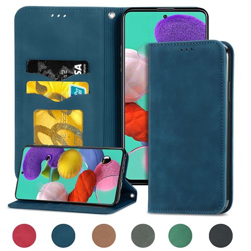 MPFRANCE Housse pour OPPO Find X3 Neo 5G Bleu [Velours]
