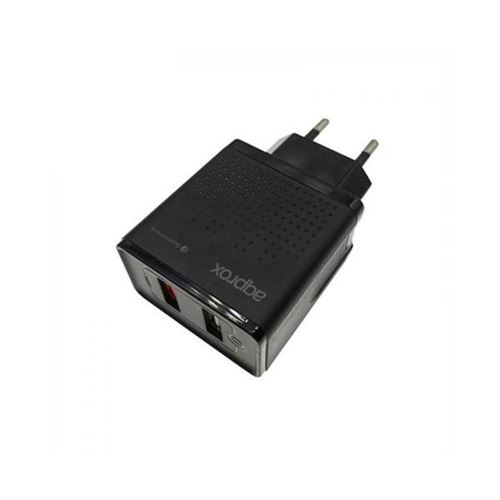 Chargeur mural approx! APPUSBWALLQC 18W Noir