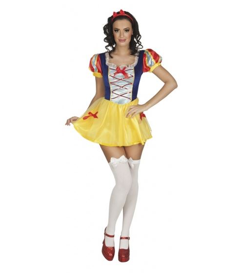 Boland verkleedpak sexy Sneeuwwitje - Sneeuwwitje femmes jaune taille 40/42