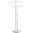 Chaise idimex en metal non pliable H. 105 cm interieur blanc