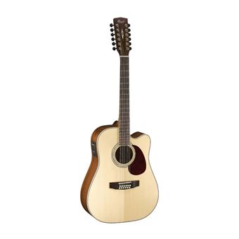 Guitare Acoustique Cort MR710F - Table épicéa Massif, Fond/acajou - Électronique Fishman - Naturel Satiné