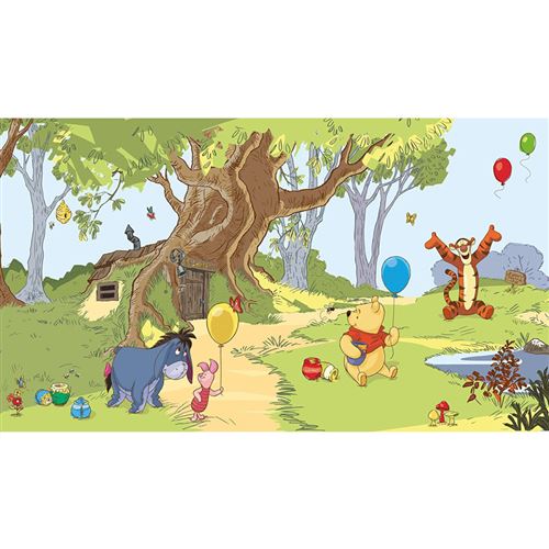 Papier peint Panoramique Surestrip (pose sans colle ) Winnie l'Ourson & Amis Disney 320X182 CM