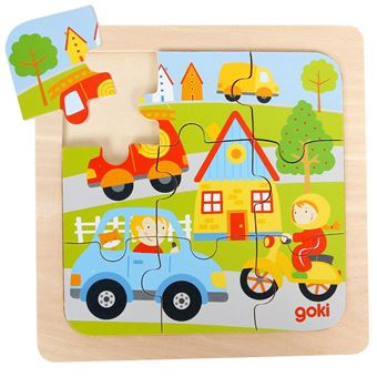 Puzzle 2 Ans En Bois Les Vehicules Puzzle Enfant Achat Prix Fnac