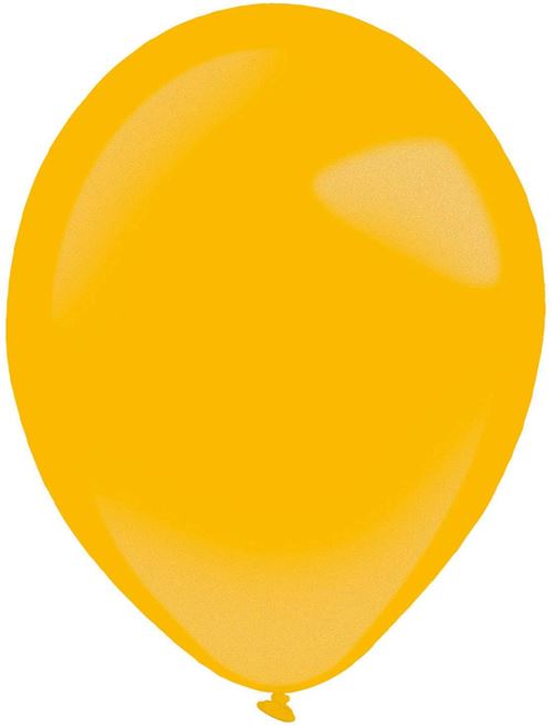 Amscan ballons 13 cm en latex métallisé or 100 pièces