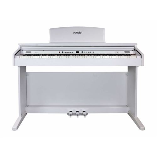 Adagio DP150WH - Piano numérique meuble 88 touches - Blanc mat, Piano  numérique, Top Prix