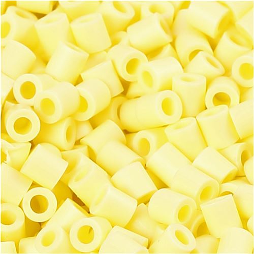 Creotime perles de repassage 5 mm 1100 pcs jaune