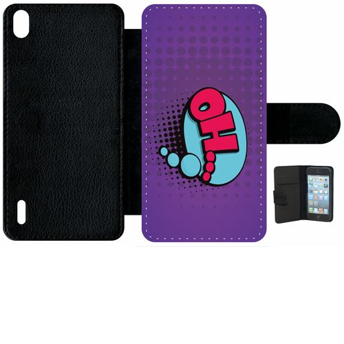 Etui À Rabat Huawei Ascend P7 Oh Fond Mauve