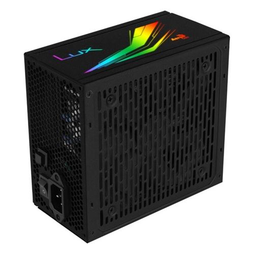 Source d'alimentation Gaming Aerocool LUXRGB650M RGB 650W Noir