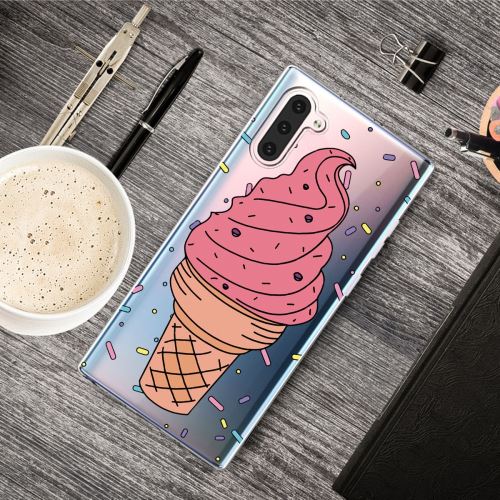 Coque en TPU impression de modèle mignon souple crème glacée pour votre Samsung Galaxy Note 10