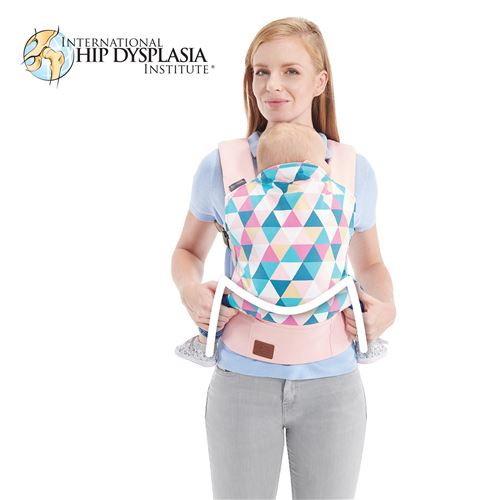 Porte Bebe Ventral Ergonomique Et Respirant En Coton De 3 A Rose Porte Bebes Achat Prix Fnac